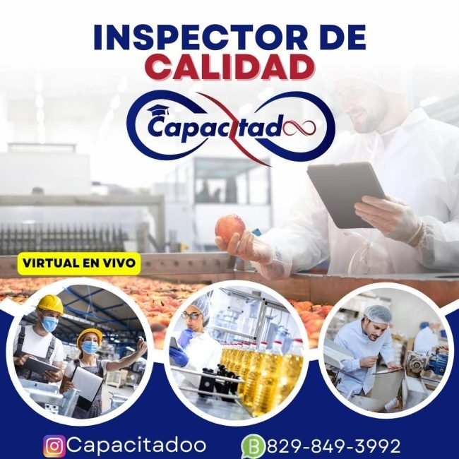 DISPONIBLE en el plan - Inspector de Calidad. En @Capacitadoo tu desarrollo sigue.